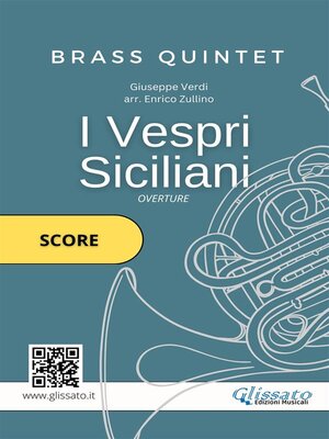 cover image of I Vespri Siciliani--Brass Quintet (score)
